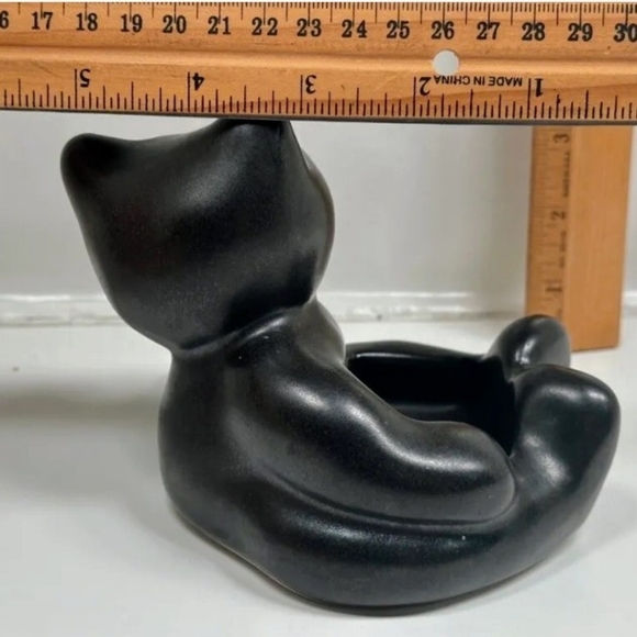 Pigeon RIVER Folk Pottery SPIRIT OF THE BLACK BEAR Phone Stand Signed 2003 - Picture 6 of 7